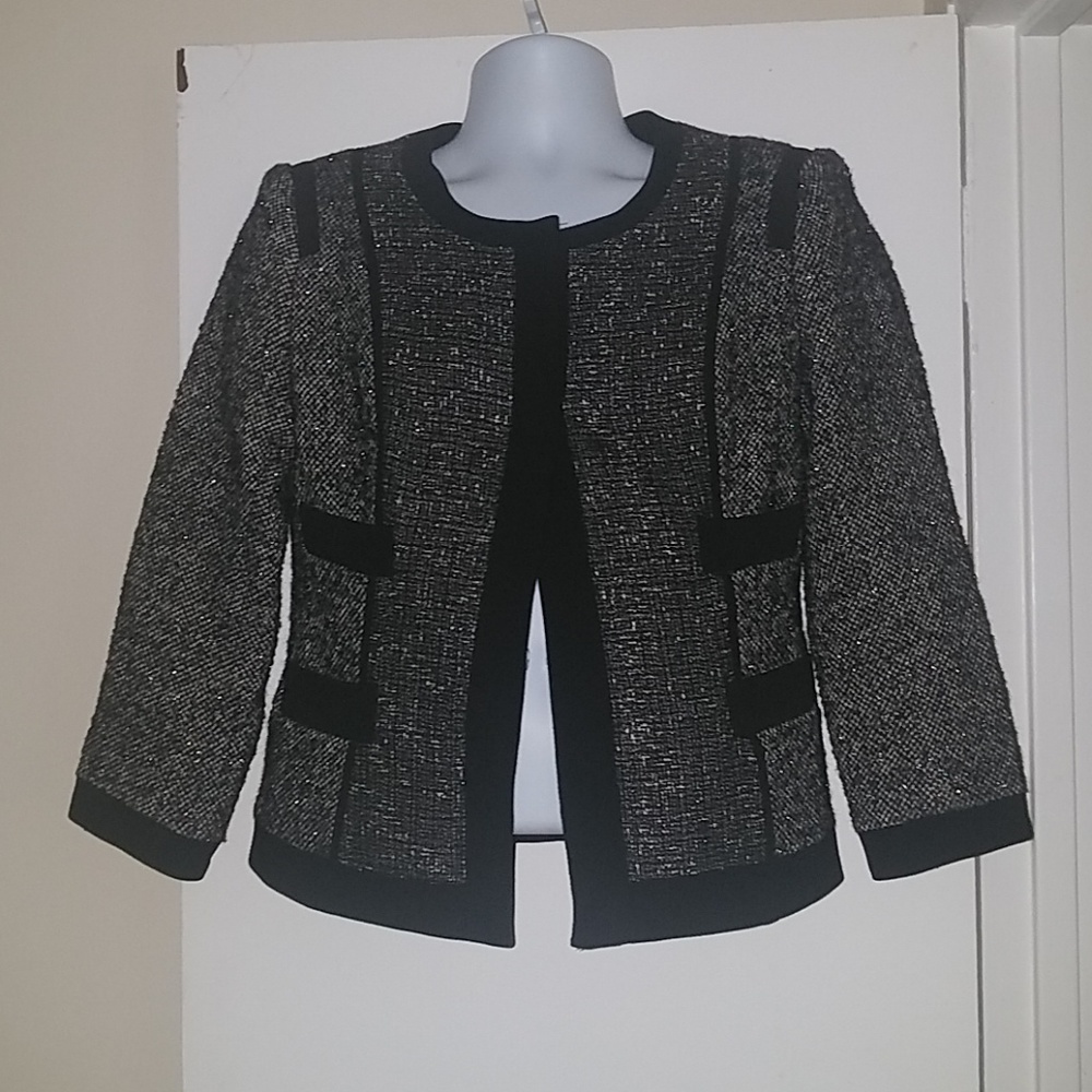 Narciso Rodriguez Tweed Spakle Wool Jacket